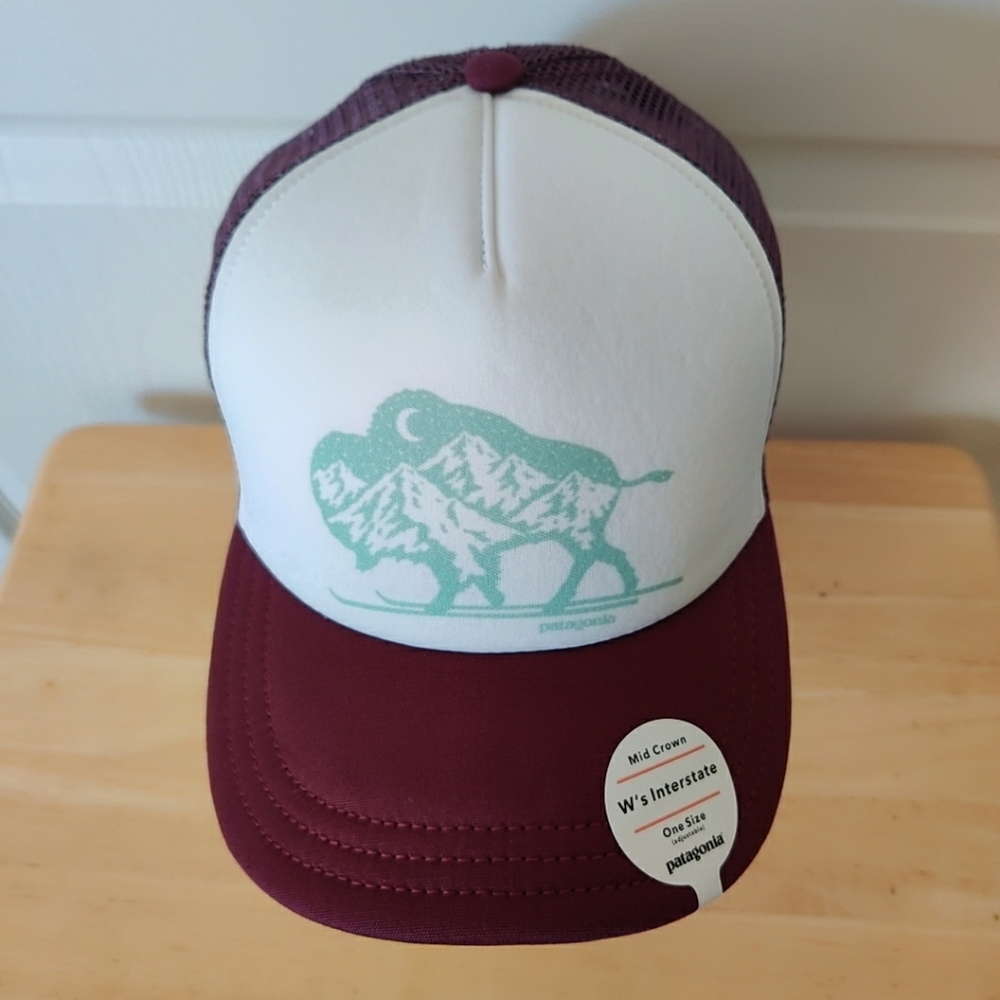 W's Patagonia Nordic Bison Interstate Hat NWT - Picture 2 of 9
